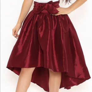 Low Midi Skirt